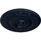 Ekena Millwork Neuveau Ceiling Medallion (Fits Canopies up to 6 3/8"), Hand-Painted Midnight Dream, 24 1/4"OD x 2"P CM24NAMDF - alternate 2